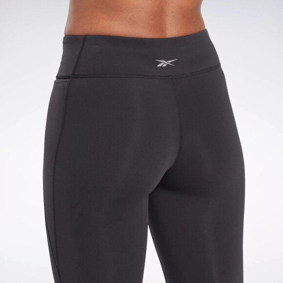 Reebok Lux High-Waisted Training Tights - Black, Size M, NWT - Picture 3 of 6